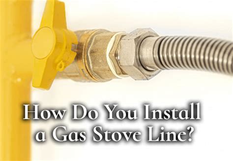 does dominion install gas lines for a stove